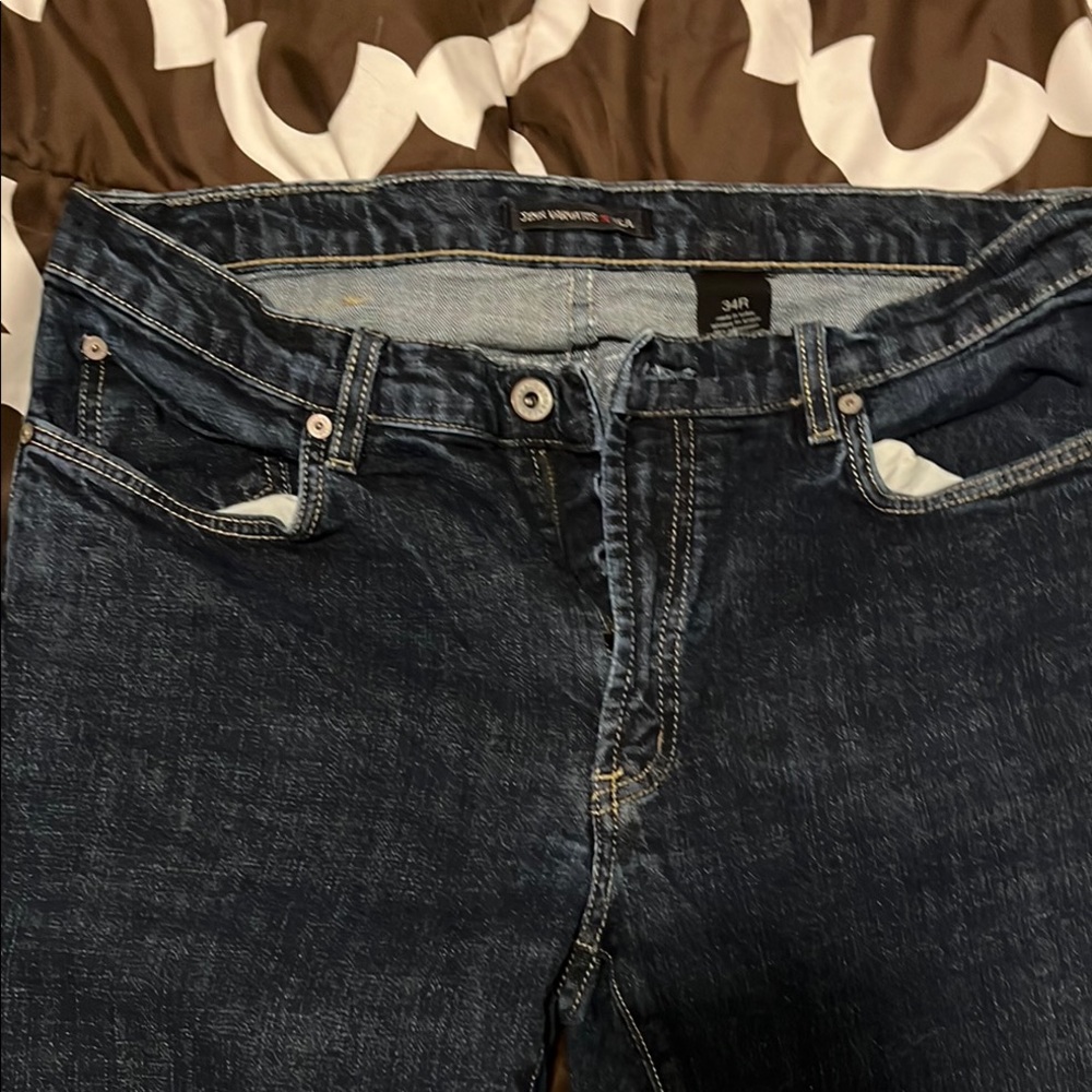 Dark Blue Denim Jeans